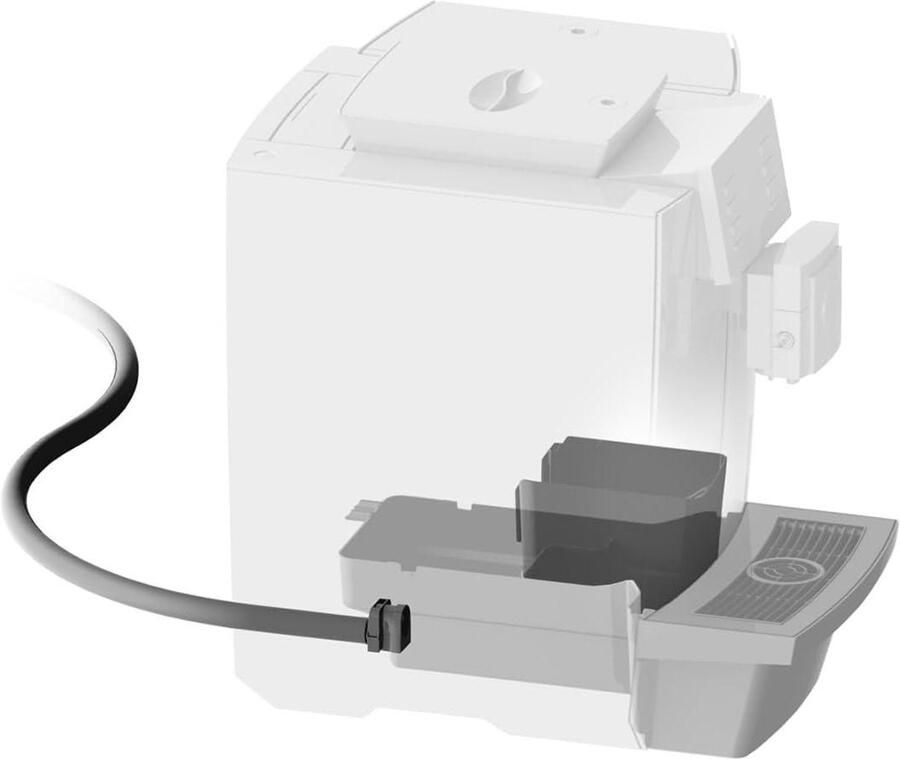 Koffiezetafvoer Restwaterafvoer Afvoerbuis Koffiemachine Onderhoud Specifiek Model N.v.t. Zwart