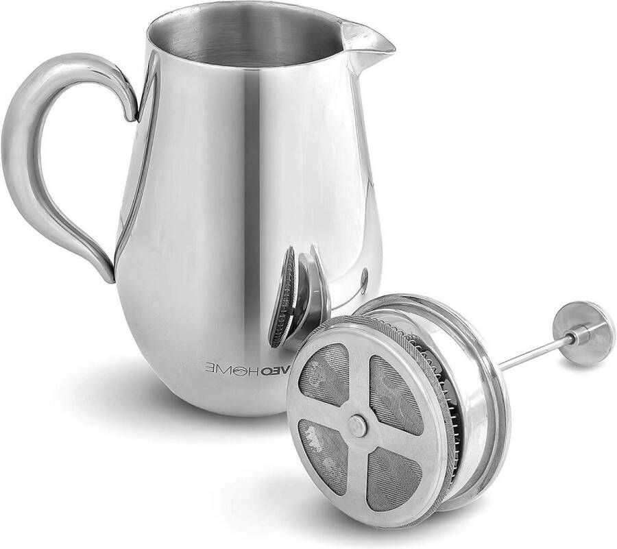 Koffiezetapparaat 1 liter onbreekbaar houdt koffie warm dubbele roestvrijstalen schaal