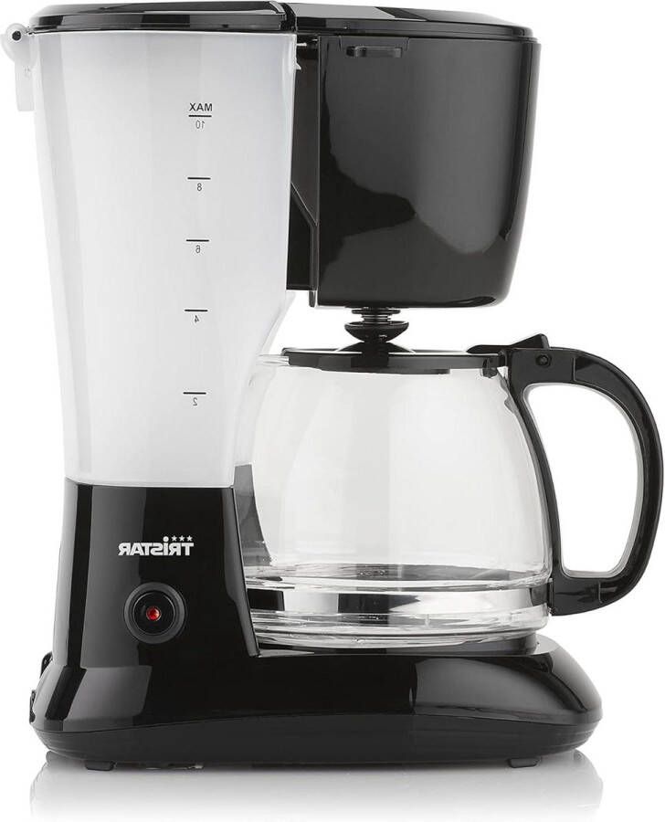 Koffiezetapparaat Inhoud: 1.25 liter Druppelstop Warmhoud functie 10 tot 12 kopjes koffie 750W Zwart