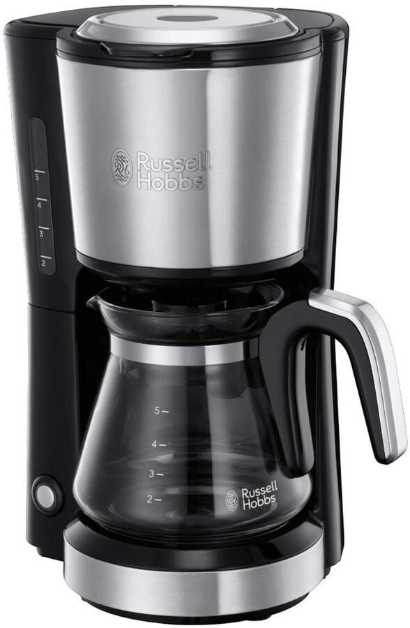 Koffiezetapparaat 625 ml 7 minuten snelle koffie kookplaat Verwijderbare filterhouder geborsteld roestvrij staal 24210-56