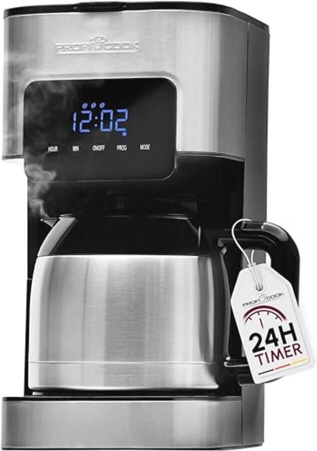 Koffiezetapparaat 8-10 Kopjes met Timer en Sensor Touch Bediening