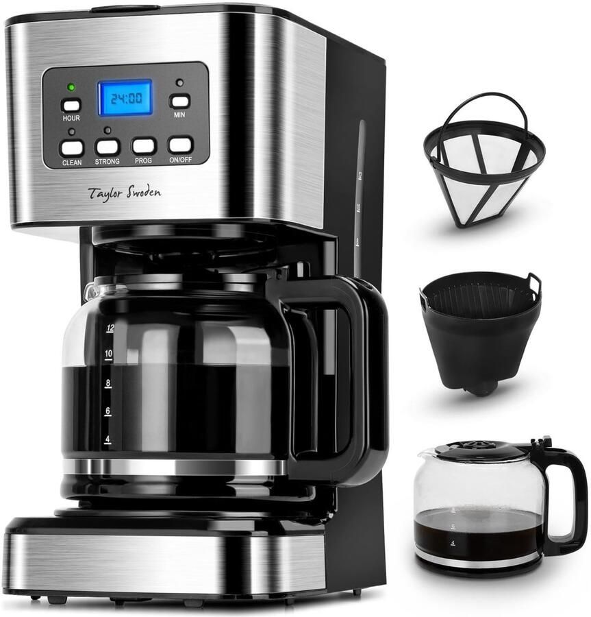 Koffiezetapparaat 950 W 1 5 l filterkoffiezetapparaat druppelstop en timer ideaal voor dagelijks gebruik ShopVlot
