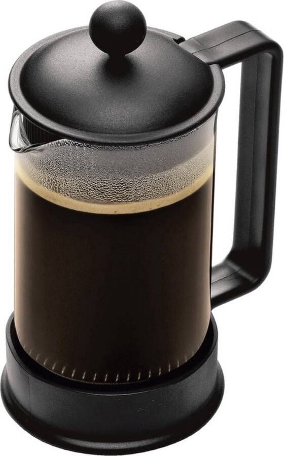 Koffiezetapparaat BRAZIL 1543-01 (French Press Systeem herbruikbaar roestvrijstalen filter 0 35 liter) Zwart