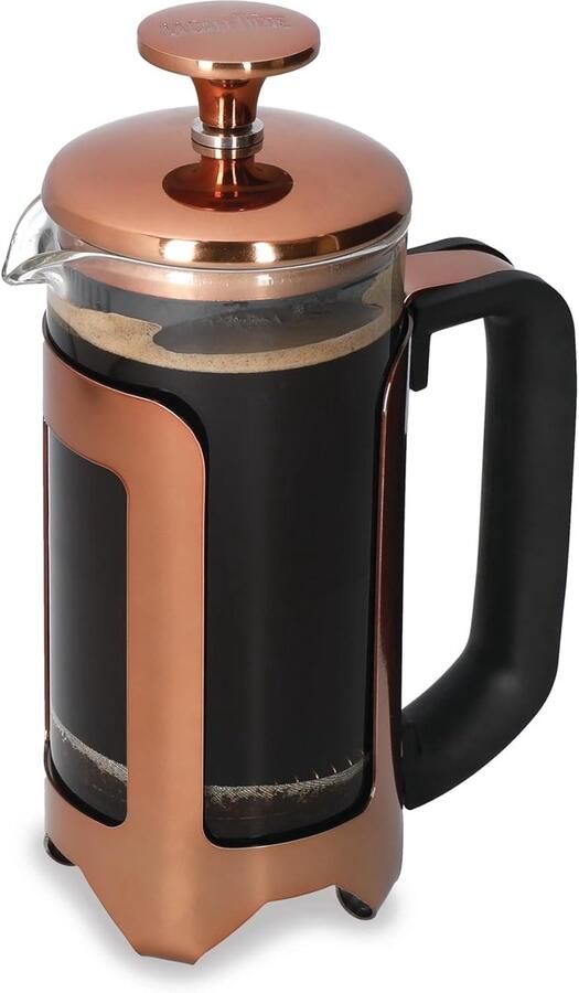 Koffiezetapparaat Cafetière Koffie zetten Drie kopjes capaciteit 12 x 7.2 x 18.7 cm Koper