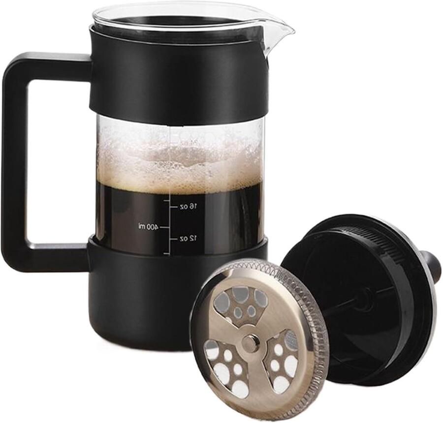 Koffiezetapparaat Cafetière Thuis Genieten Meerlaagse Filtratie 1 Liter Transparant