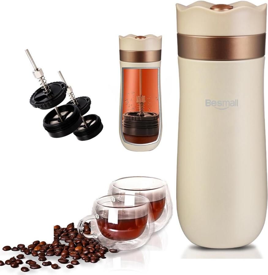 Koffiezetapparaat Cafetière voor Heerlijke Verse Koffie 1 Liter