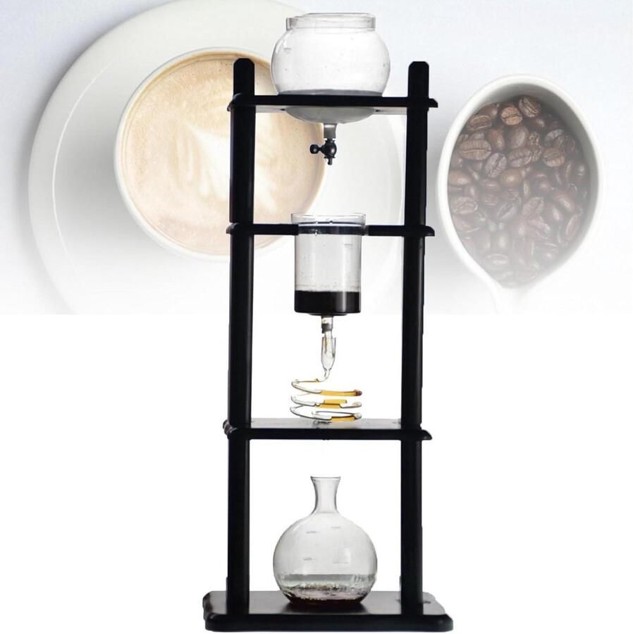 Koffiezetapparaat Cold Brew Maker Koffie Zetten Snel Brouwen 1000ml Helder