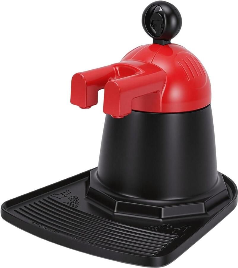 Koffiezetapparaat Dubbele Uitloop Brouwpot Mokkapot Koffie Zetten Handgemaakte Aluminiumlegering 145D x 127B x 12H cm Zilver
