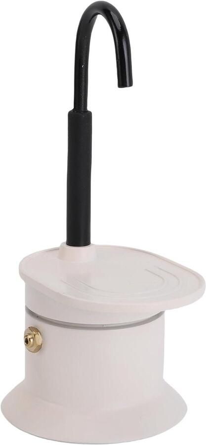 Koffiezetapparaat Enkele Buis Mini Express Koffie Zetten Snelle Brouwefficiëntie 50 Ml Kop Wit
