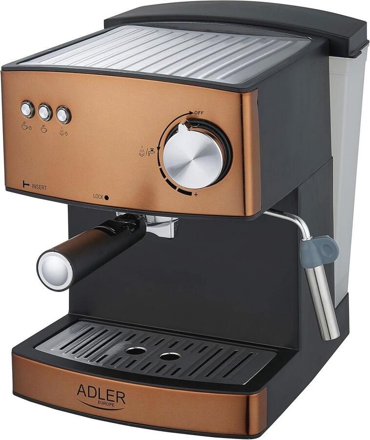 Koffiezetapparaat Espresso Aluminium Goud 850W 15 Bar 1 6L - Foto 1