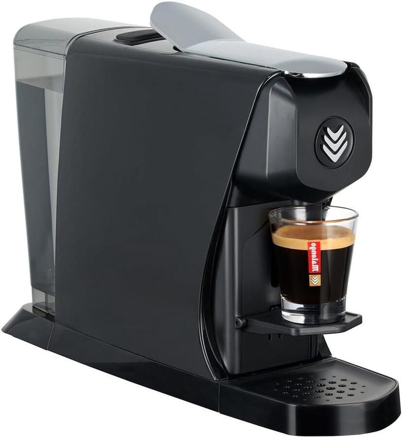 Koffiezetapparaat Espresso Machine Luxe Koffie Geïntegreerde Melkopschuimer 08 liter Zwart