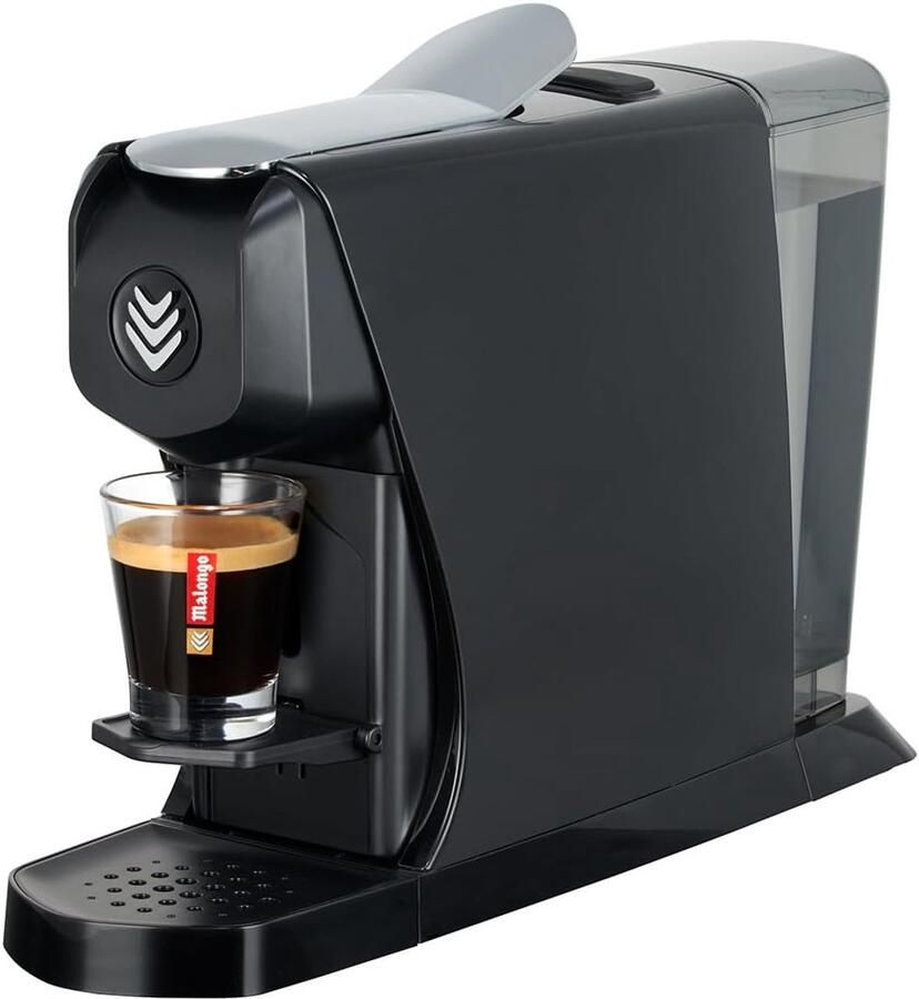Koffiezetapparaat Espresso Machine Luxe Koffie Maken Ingebouwde Melkopschuimer 08 L Zwart