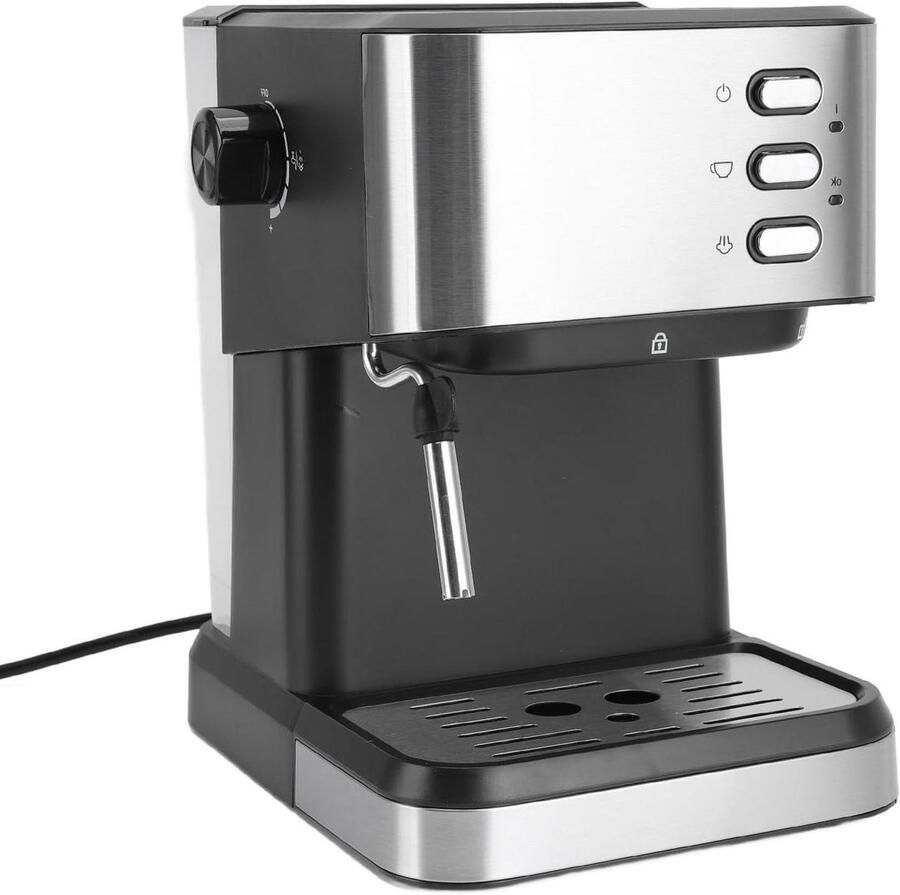 Koffiezetapparaat Espresso Machine Thuis Barista 20 Bar Druk 1.5L Tank Zwart