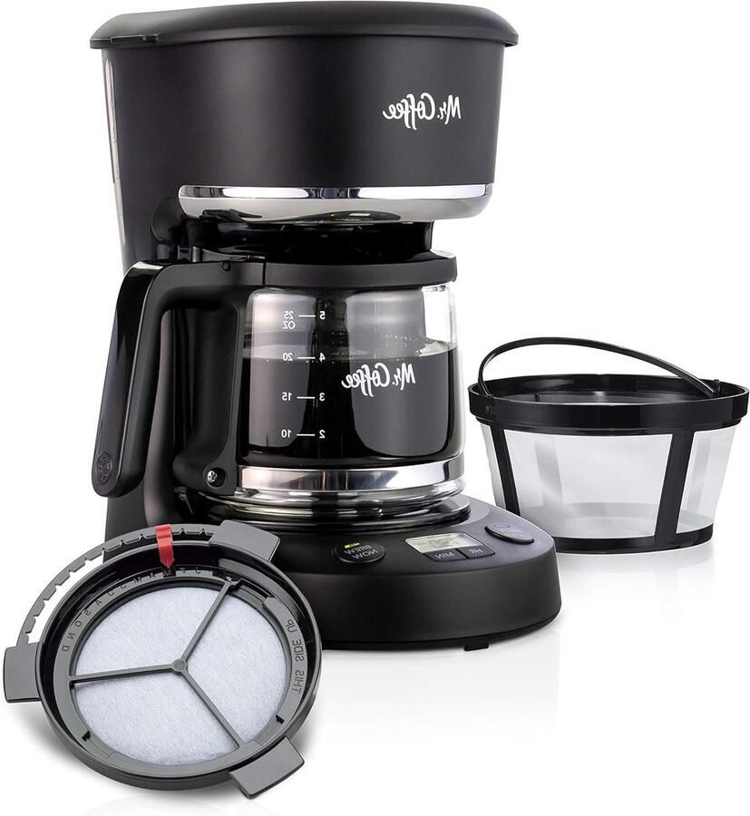 Koffiezetapparaat Espresso Machine Thuis Koffie Maken Programmeerbaar 25 Ounces Zwart