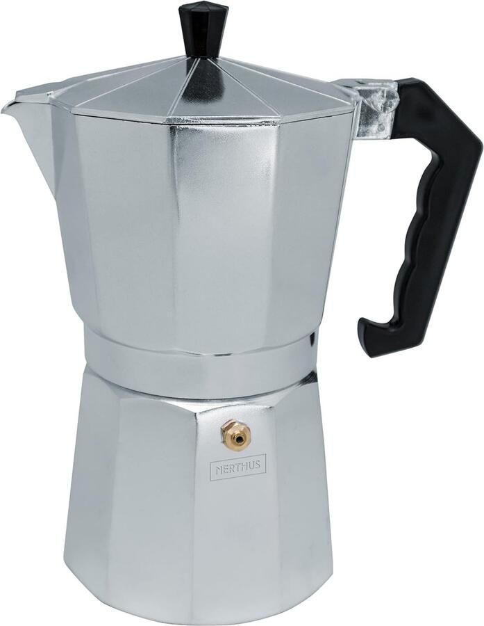 Koffiezetapparaat Espresso Maker Espresso Maken Voor Alle Kookplaten 6 Koppen Zwart