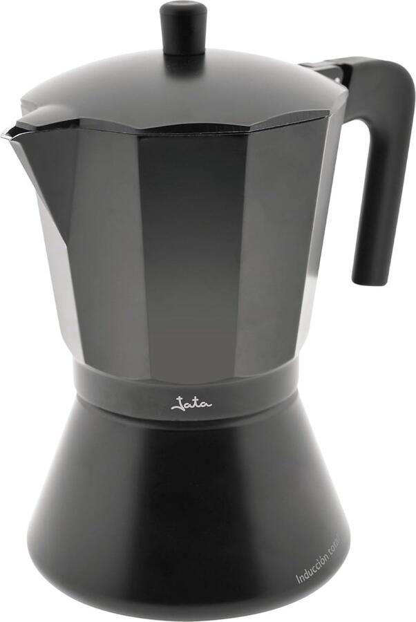 Koffiezetapparaat Espresso Maker Italiaanse Koffie Geschikt Alle Warmtebronnen 6 Kopjes Zwart