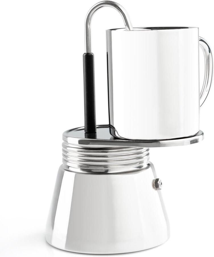 Koffiezetapparaat Espresso Maker Kamperen en Wandelen Hard Materiaal Eén Maat Zilver