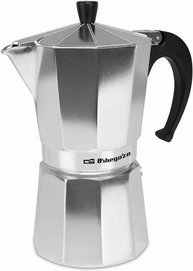 Koffiezetapparaat Espresso maker Koffie Zetten Voor 9 Kopjes Aluminium Zilver
