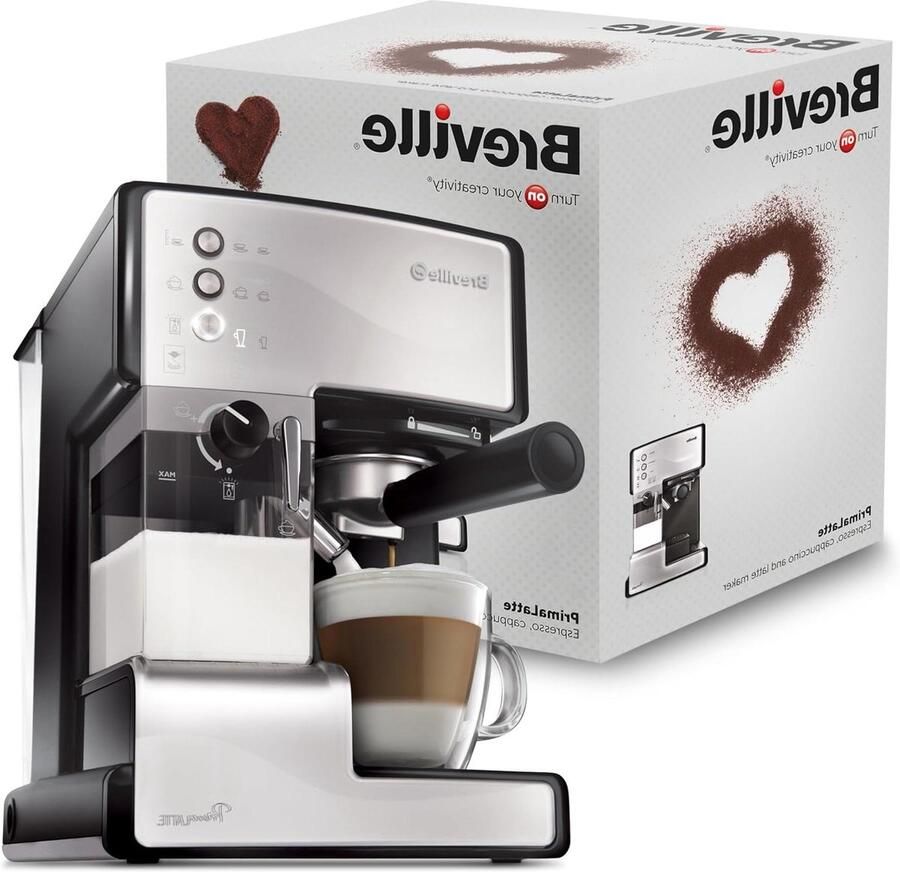 Koffiezetapparaat Espressomachine Koffiemachine Thuis barista Open filtersysteem 15 Liter Wit Metallic