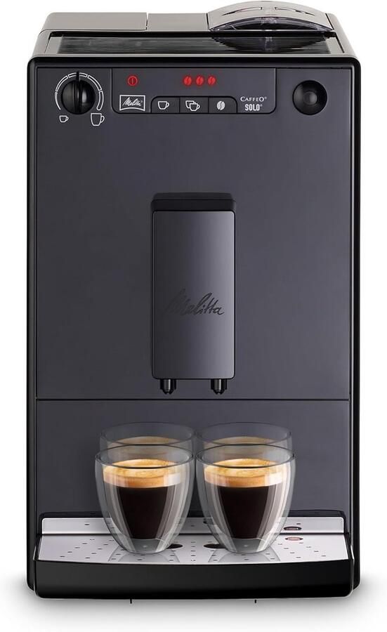Volautomatische espressomachine Koffieautomaat Puur koffiegenot Uitneembare zetgroep 20 cm breed Zwart