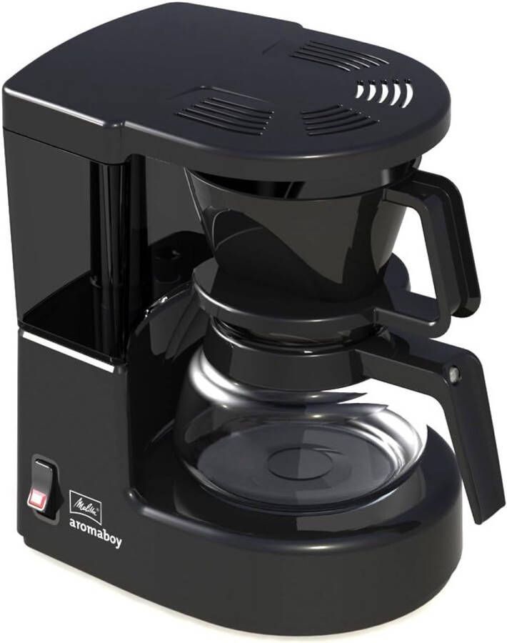 Koffiezetapparaat Filterkoffie Herbruikbare filter en automatische uitschakeling Kunststof 19D x 22B x 15H centimeter Zwart