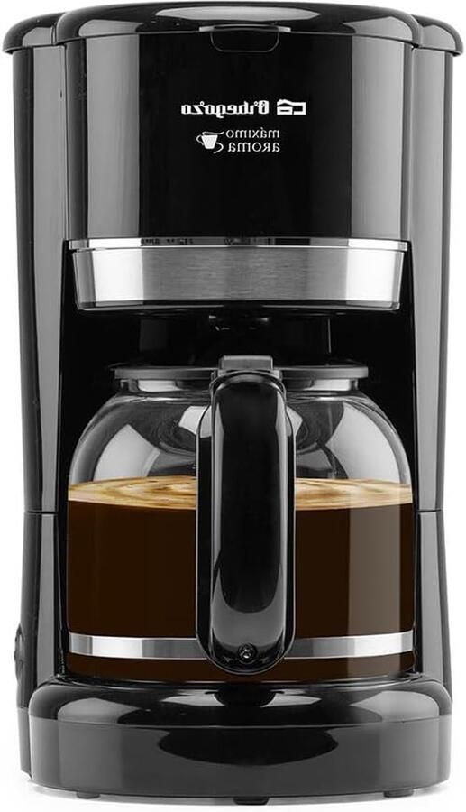 Koffiezetapparaat Filterkoffie Machine Ochtendkoffie Maken Grote Capaciteit 1.5 Liter Zwart