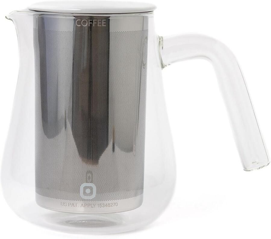 Koffiezetapparaat Filterkoffie Zetten Zonder Papier Met Glazen Kan 0 8L