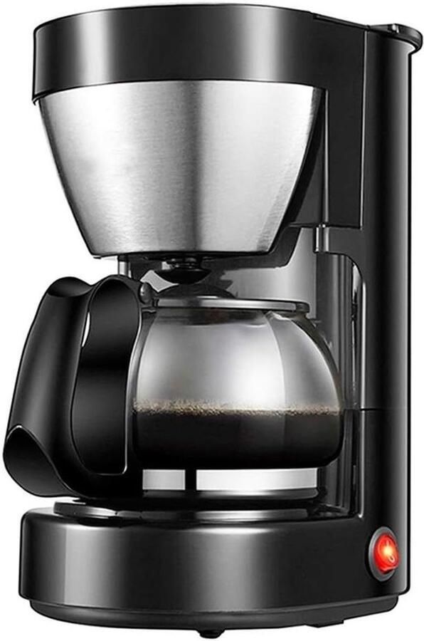 Koffiezetapparaat Filterkoffiezetapparaat Koffiezetter Koffie Zetten Snel Brouwen 90 Seconden 0.65 Liter Rood