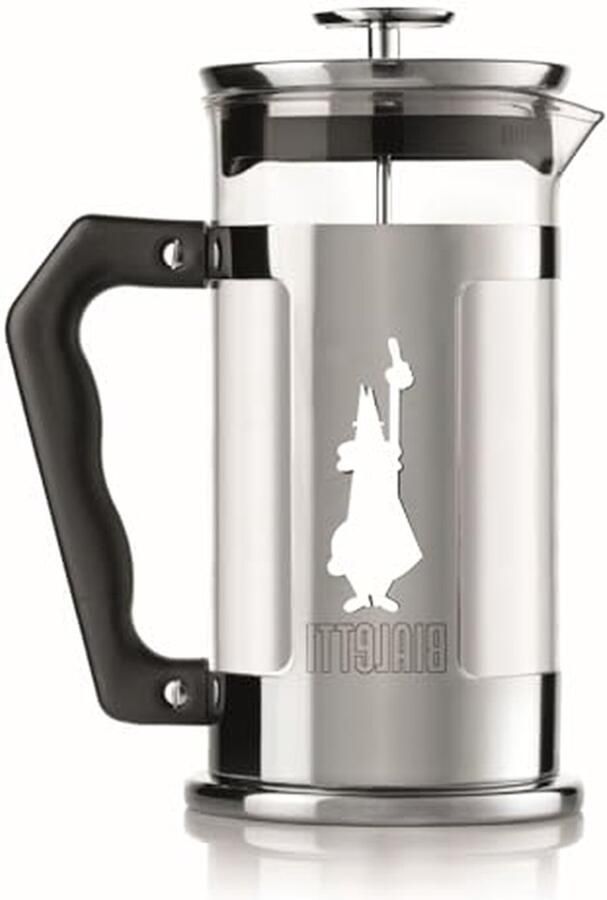 Koffiezetapparaat Franse pers Koffie Zetten Borosilicaatglas Container 350 ml Zilver