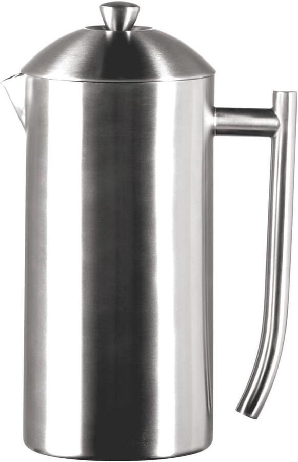 Koffiezetapparaat French Press Heerlijke Koffie Maken Dubbelwandige Isolatie 1065 ml Mat Geborsteld