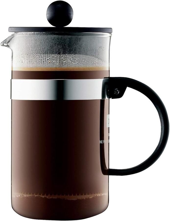 Koffiezetapparaat French press Koffie zetten Vaatwasmachinebestendig 035 liter Zwart