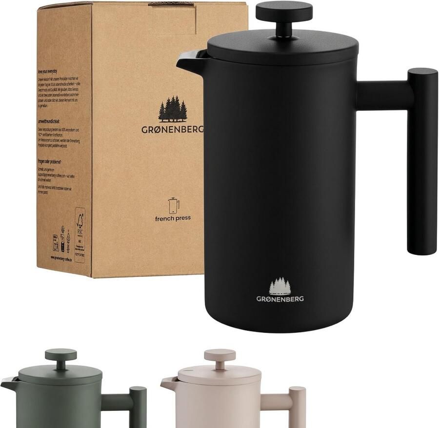 Koffiezetapparaat French Press met Warmhoudfunctie 600 ml
