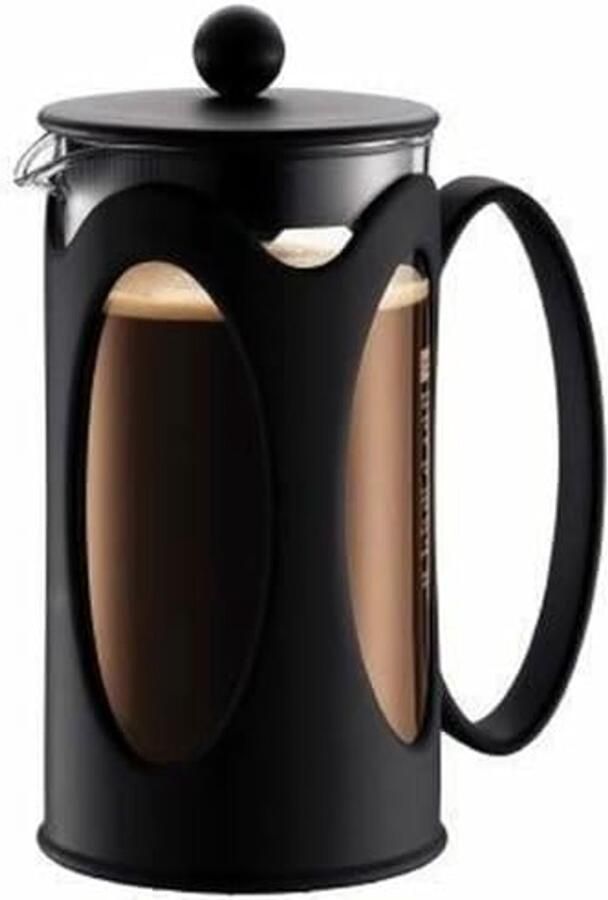 Koffiezetapparaat French Press Systeem met Permanente RVS Filter 1 0 Liter