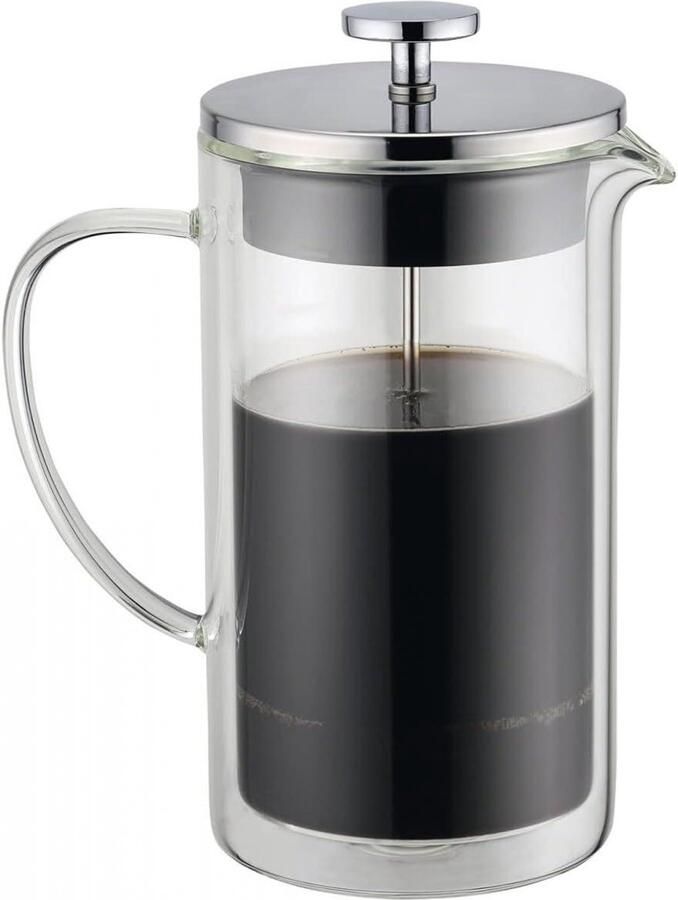 Koffiezetapparaat Glas Cafetière French Press Verse Koffie Maken Dubbelwandig 750 ml Transparant