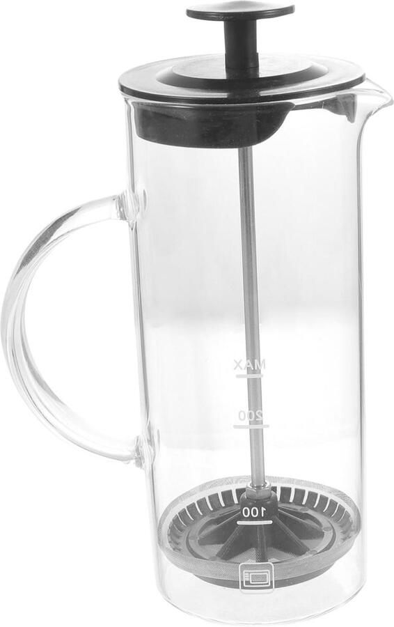 Koffiezetapparaat Glas Koffiepers Koffie Maken Hittebestendig 480 ml Zwart