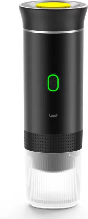 Lordani Draagbaar Koffiezetapparaat voor Onderweg Inclusief Tas 60ml 12 Volt Espresso Nespresso Dolce Gusto Capsule Koffie Gemalen Koffie Cups Oplaadbaar Draagbare Koffiemachine Zwart - Foto 2