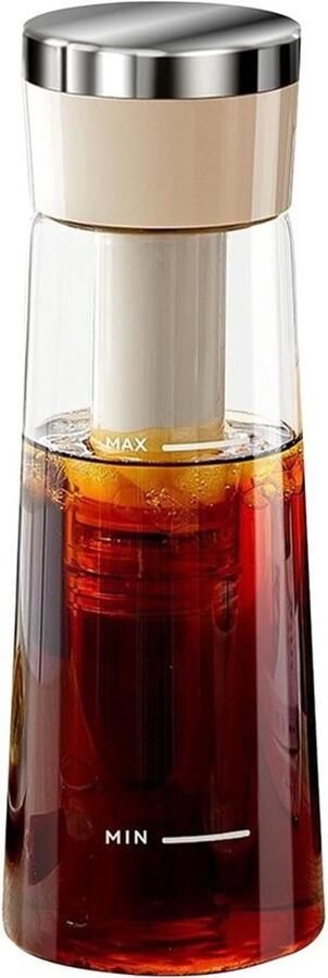 Koffiezetapparaat IJskoffiekan Koud Brouwen Snelle Smaakextractie 750ml Wit