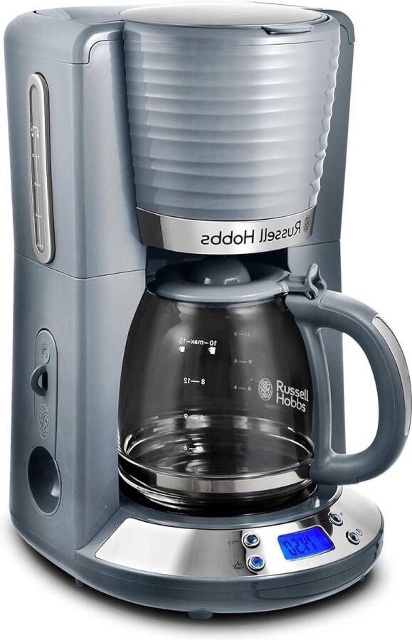 Koffiezetapparaat Inspire Grey Grijs Digitale Timer Glazen Kan 10 Koppen 1 25L 1100 Watt Filterkoffiezetapparaat Exclusief bij Amazon