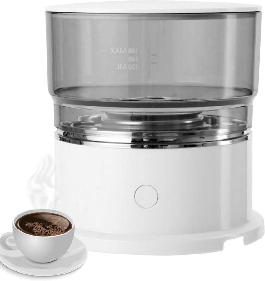 Koffiezetapparaat Koffie maker Warme en ijskoffie Single serve 180 Gram Zwart