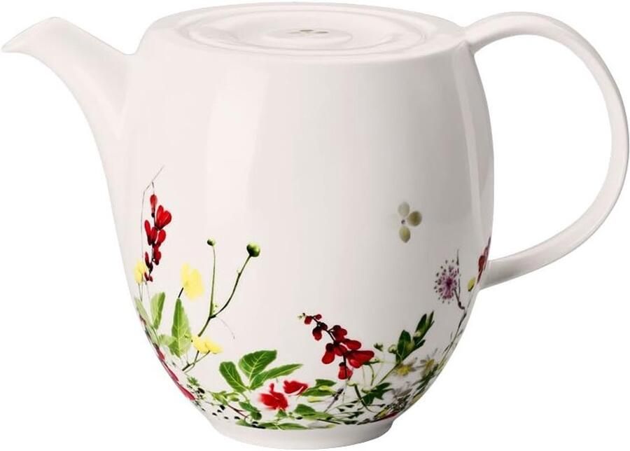 Koffiezetapparaat Koffiekan Porseleinen kan Koffie Zetten Bloemen Design 15 liter Meerkleurig