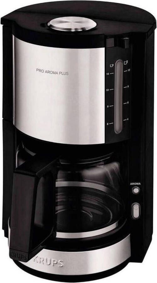 Koffiezetapparaat Koffiemachine Filterkoffie 10 Kopjes 1.25 Liter Zwart