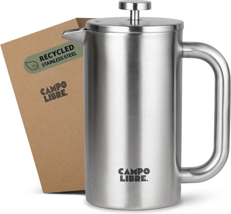 Koffiezetapparaat Koffiepers Heerlijke Koffie Dubbelwandig Geïsoleerd 350ml Mat Staal