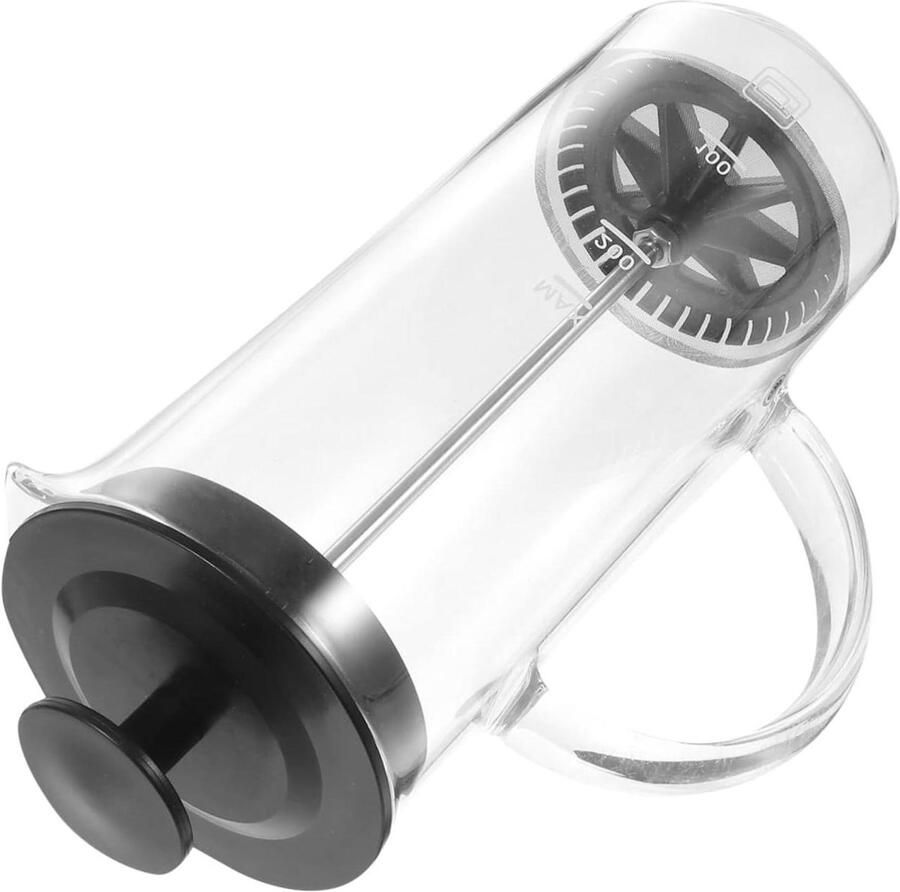 Koffiezetapparaat Koffiezetter Melkopschuimer Koffie Maken Hittebestendig Glas 480ML Zwart