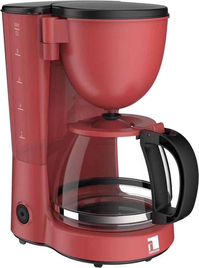 Koffiezetapparaat Koffiezetter Verse Koffie Maken Anti-druppel functie 125 Liter Maroon