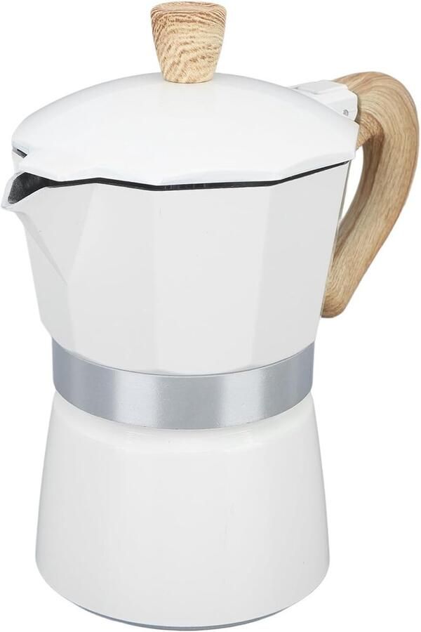 Koffiezetapparaat Kookplaat Percolator Koffiepot Thuis Koffie Maken Aluminium Legering 6 Cups 300ML