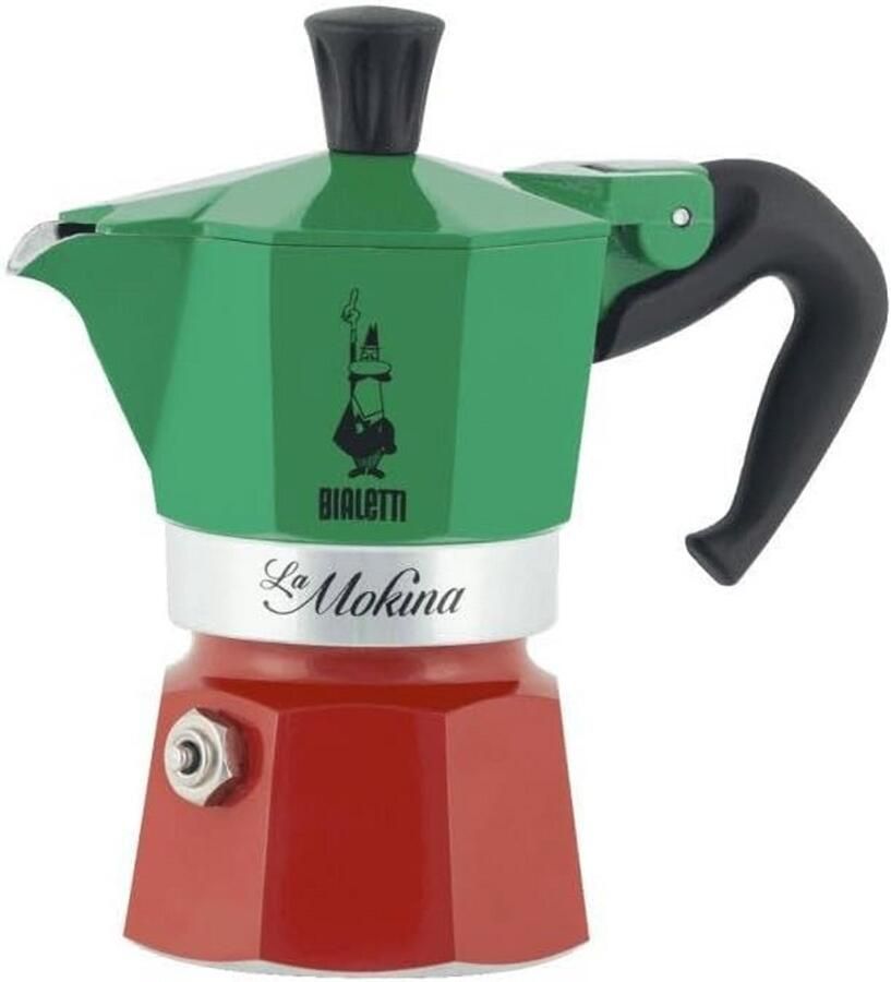 Koffiezetapparaat La Mokina voor 1 2 Kopje Italiaans Design