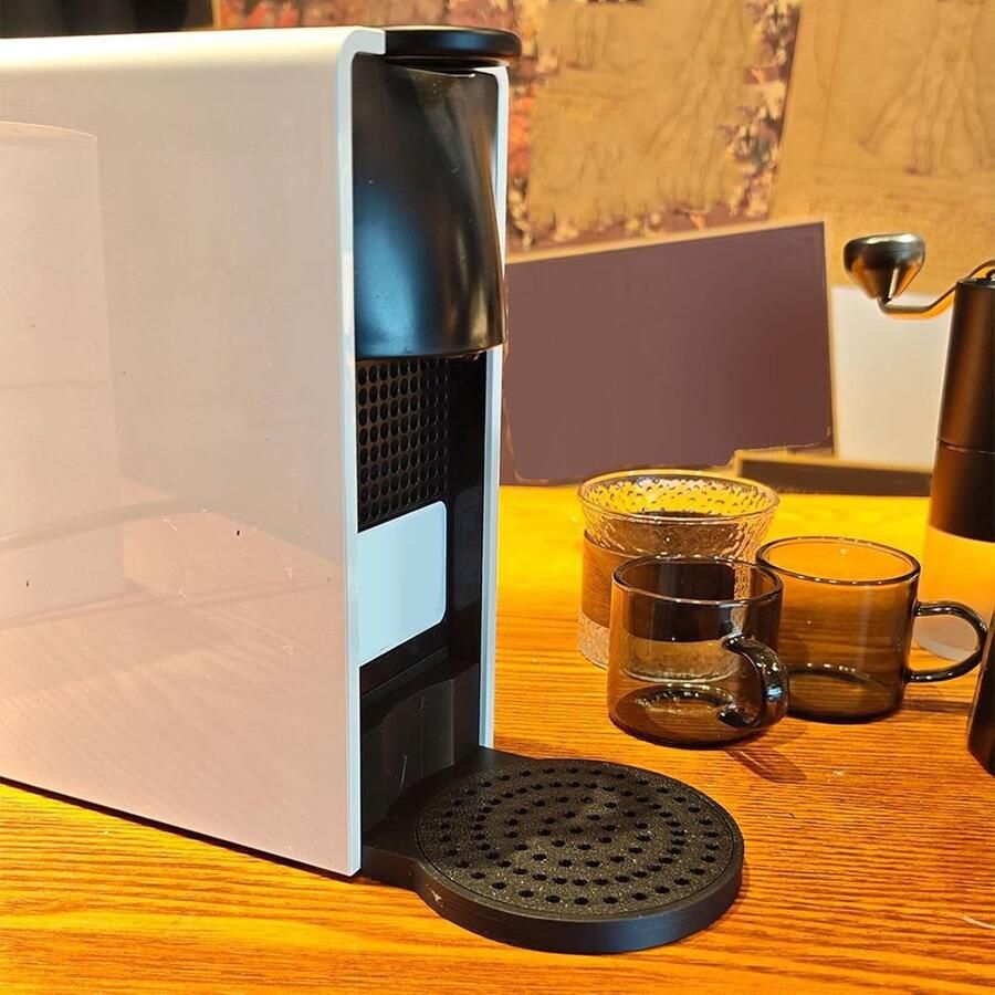 Koffiezetapparaat Lekbak Druppelvanger Keuken Schone Koffiehoek Slank Lichtgewicht Ontwerp 1 Stuk Zwart