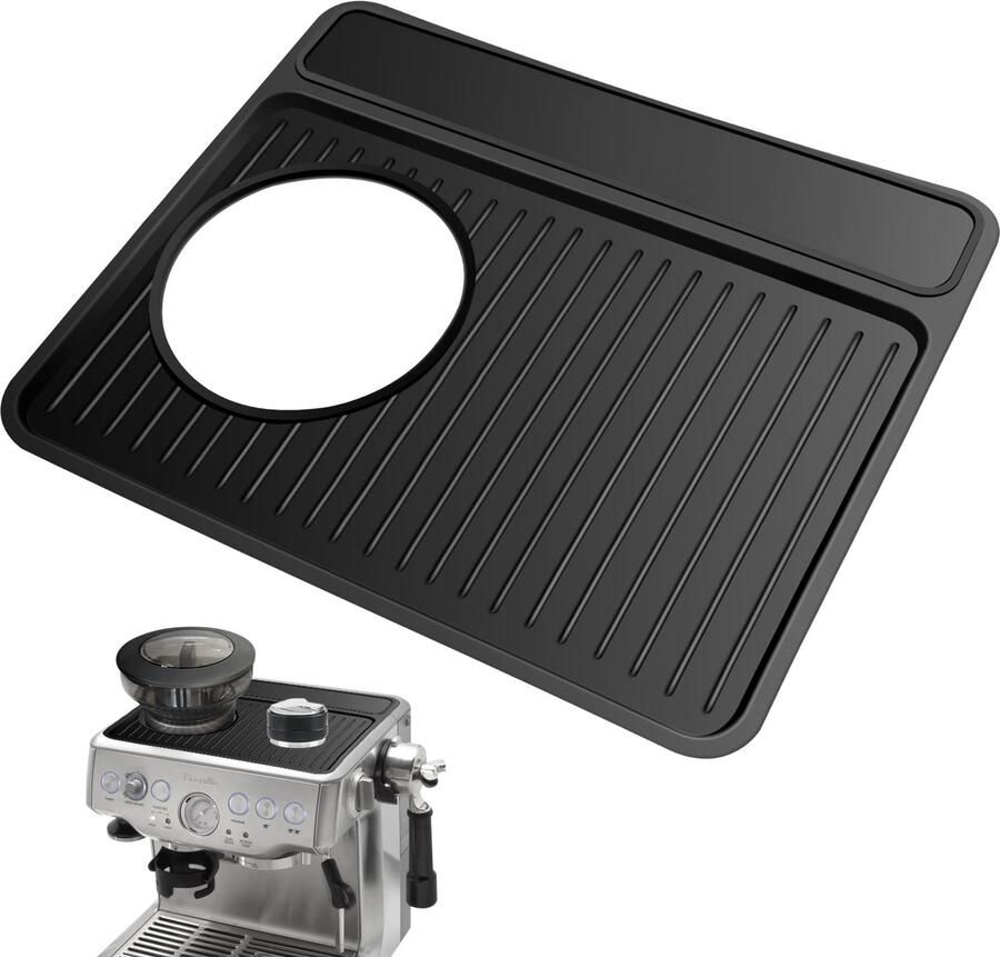 Koffiezetapparaat Mat voor Touch Zwart Silicone