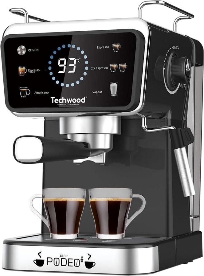 Koffiezetapparaat met 20 Bar Pompdruk voor Espresso en Cappuccino