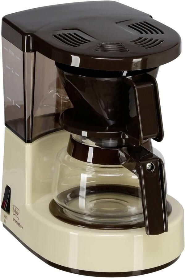 Koffiezetapparaat Met Glazen Kan Aromaboy Glazen Pot Voor 2 Kopjes Beige Bruin